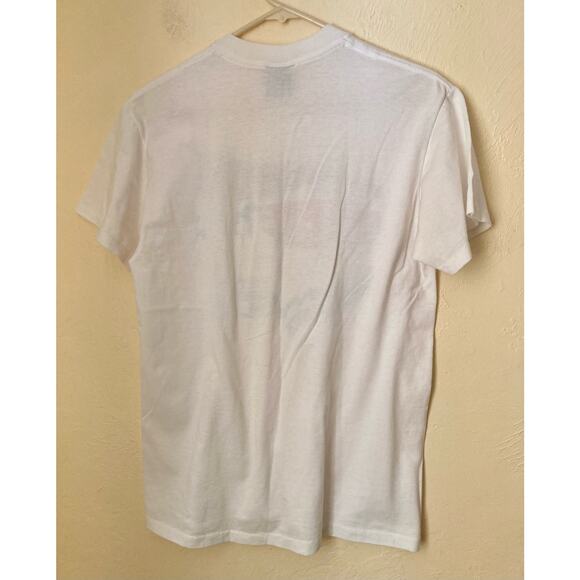 90s VTG Get Your Kicks On Route 66 T-Shirt Size M Unisex White Graphic - Picture 7 of 7